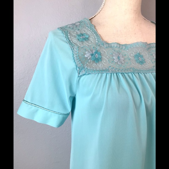 Vintage Penneys Gaymode Nylon Nightie Nightgown - Picture 6 of 10